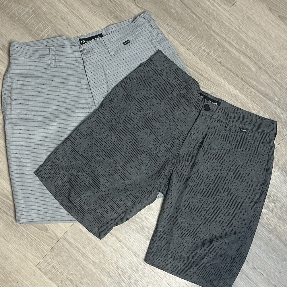 Travis Matthew Beck (Lot 2) Golf Shorts Men's Sz 32 Stretch Waist  9" Inseam